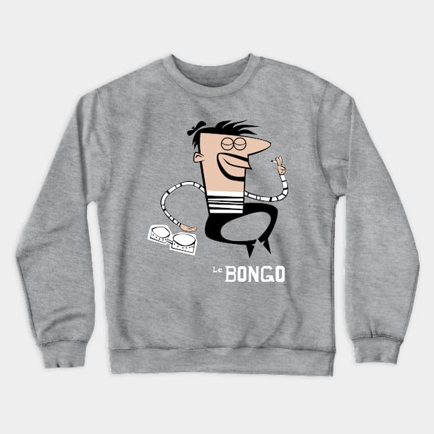 Le Bongo zee Beatnik Crewneck Sweatshirt by idreamofbubblegum